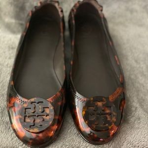 🐢Tory Burch Flats 🐢in Beautiful Tortoise Shell